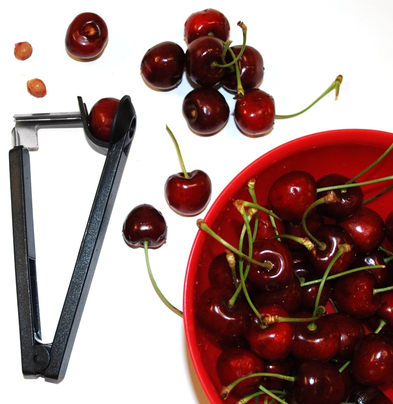 Norpro 5116 Cherry and Olive Pitter, 6-1/4 in L, 1-3/4 in W, 1-1/2 in H, Aluminum