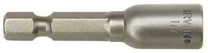 Irwin 94712 Nutsetter, 7/16 in Dia, 1/4 in Drive, Lobular Drive, 1-7/8 in L, 1/4 in L Shank, Hex Shank, 1/PK, Pack of 10