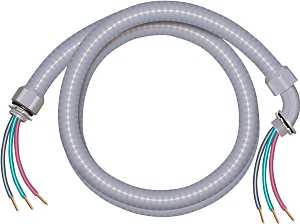 Southwire 55189407 Flexible Whip, 10 AWG Cable, Copper Conductor, THHN Insulation