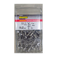 Surebonder 1/4 in. D X 1/4 in. Aluminum Rivets Silver 100 pk
