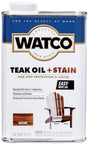 WATCO 348746 Oil and Stain, Warm Glow, Hazelnut, Liquid, 1 qt Can