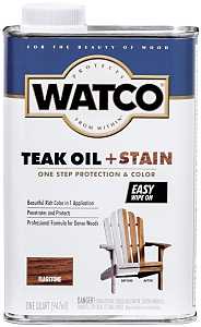 WATCO 348758 Oil and Stain, Warm Glow, Flagstone, Liquid, 1 qt Can