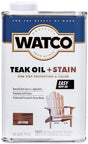 WATCO 348759 Oil and Stain, Warm Glow, Graystone, Liquid, 1 qt Can