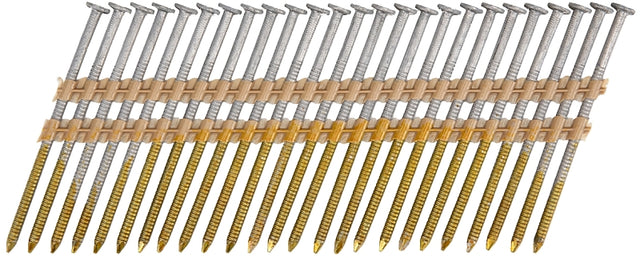 ProFIT 0710176S Collated Nail, 3 in L, 316 Stainless Steel, Round Head, Ring Shank