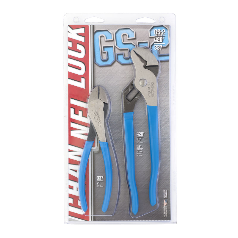Channellock 2 pc Steel Pliers Set