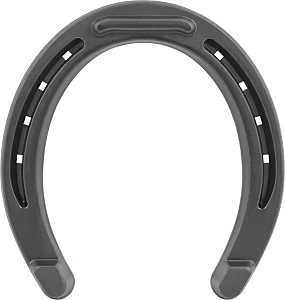 Diamond 1THB Horseshoe, 5/16 in Thick, #1, Steel, 5-1/4 in L