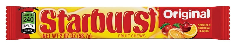 Starburst STARB36 Fruit Candy, Assorted Fruits Flavor, 2.07 oz, Pack of 36