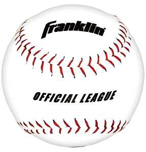 Franklin Sports 1532 Baseball, 9 in Dia, Cork/Rubber, Orange/White