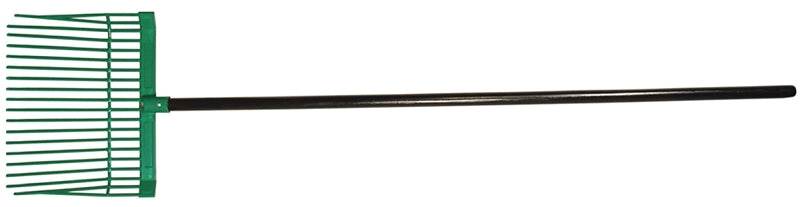 UnionTools 76218 Manure/Bedding Fork, Round Tine, Polycarbonate Tine, Wood Handle, Straight Handle, 52 in L Handle