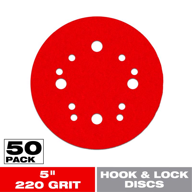 Diablo 5 in. Ceramic Blend Hook and Lock Sanding Disc 220 Grit Ultra Fine 50 pk