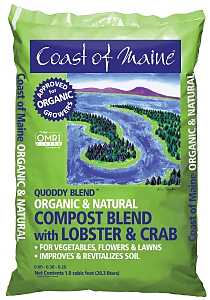Coast of Maine 1CBLC Quoddy Blend Lobster Compost, 1 cu-ft, 6.5 pH