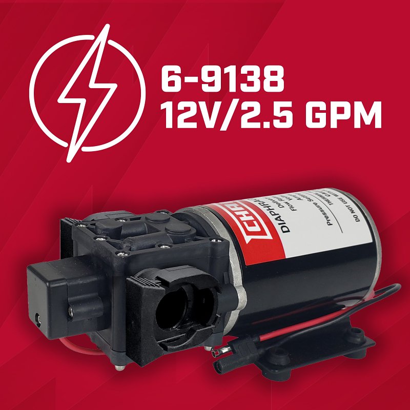 Chapin 6-9138 Diaphragm Pump, Positive Displacement, For: Chapin 15 ATV Sprayers