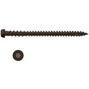 Camo 0349059 Deck Screw, #10 Thread, 2-1/2 in L, Star Drive, Type 99 Double-Slash Point,T20 Drive