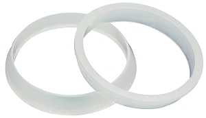 Plumb Pak PP855-35 Tailpiece Washer, 1-1/4 in, Polyethylene, White, For: Plastic Drainage Systems, Pack of 5