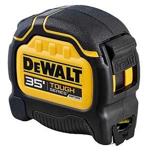 DEWALT Tough Series DWHT36935S Tape Measure, 35 ft L Blade, 1-1/4 in W Blade, Steel Blade, Plastic Case