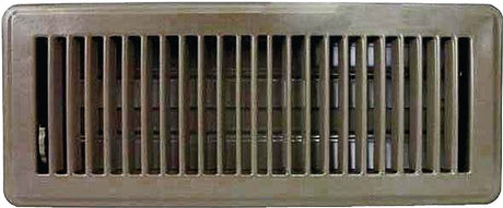 ProSource FR01-4X12B Floor Register, Steel, Brown