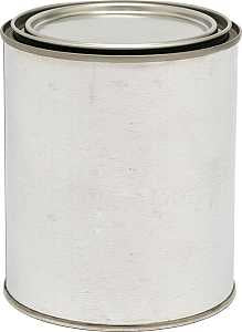 Valspar 27318 Empty Paint Can, 1 qt Capacity, Metal, Silver