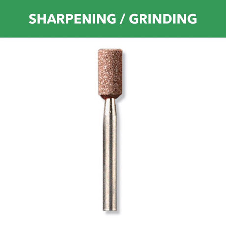 Dremel 1/4 in. D X 3/16 in. L Aluminum Oxide Grinding Stone Cylinder 35000 rpm 1 pc