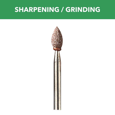 Dremel 3/16 in. D X 3/16 in. L Aluminum Oxide Grinding Stone Conical 35000 rpm 1 pc
