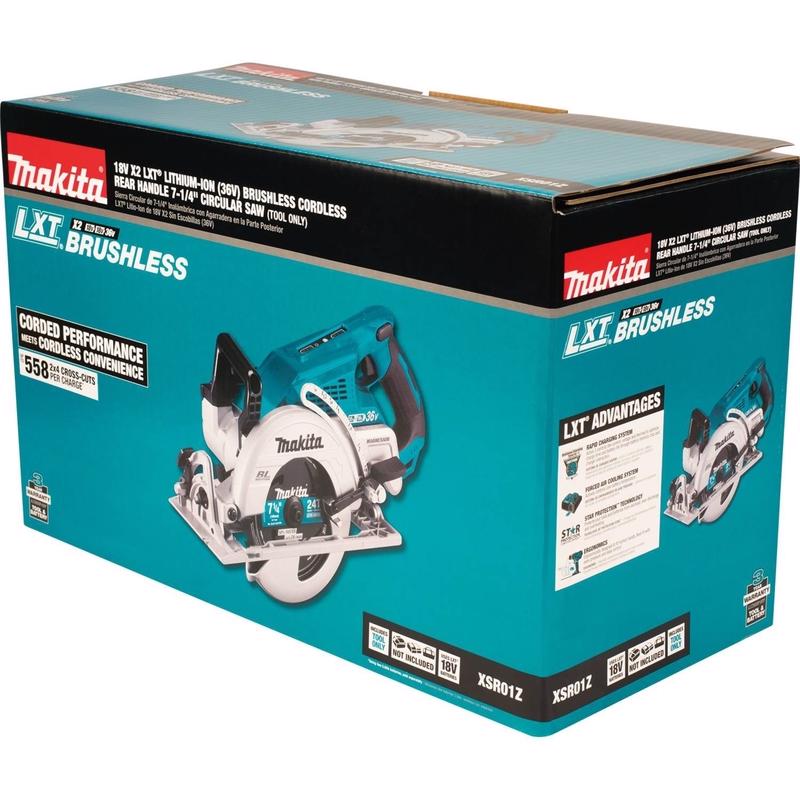 Makita 18V 7-1/4 in. Cordless Brushless Circular Saw Tool Only