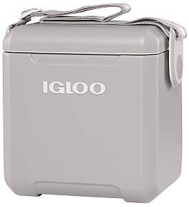 Igloo 00032651 Tag Along Too Cooler, 14 Can Cooler, Plastic, Light Gray, 2 days Ice Retention