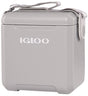 Igloo 00032651 Tag Along Too Cooler, 14 Can Cooler, Plastic, Light Gray, 2 days Ice Retention