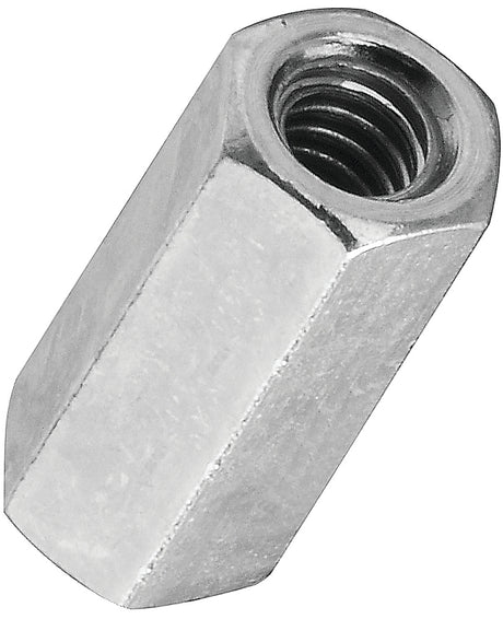 National Hardware 4003 Series N182-659 Coupling Nut, UNC Thread, 10-24 Thread, Steel, Zinc, Pack of 20