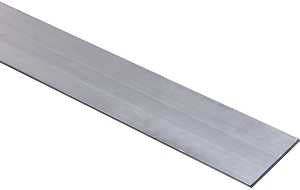 National Hardware 4200BC Series N247-130 Flat Bar, 2 in W, 48 in L, 1/8 in Thick, Aluminum, Mill