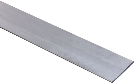 National Hardware 4200BC Series N247-130 Flat Bar, 2 in W, 48 in L, 1/8 in Thick, Aluminum, Mill