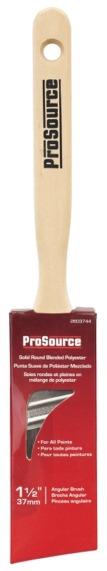 ProSource OR 21601 0150 Angular Sash Pain Wt Brush, 1-1/2 in W, Polyester