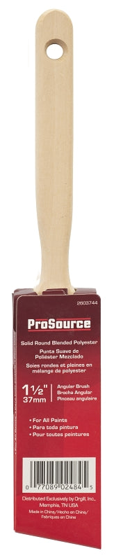 ProSource OR 21601 0150 Angular Sash Pain Wt Brush, 1-1/2 in W, Polyester