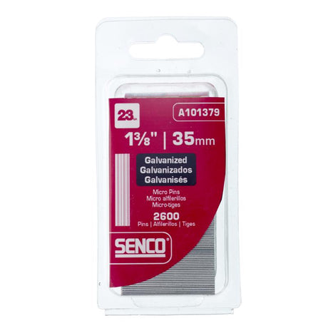 Senco 1-3/8 in. L X 23 Ga. Straight Strip Galvanized Micro Pins 2,600 pk