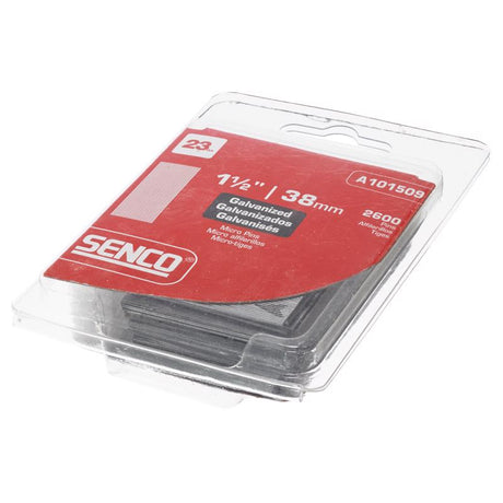 Senco 1-1/2 in. L X 23 Ga. Straight Strip Galvanized Micro Pins 2,600 pk