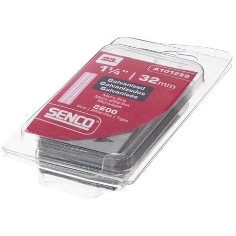 Senco 1-1/4 in. L X 23 Ga. Straight Strip Galvanized Micro Pins 2,600 pk