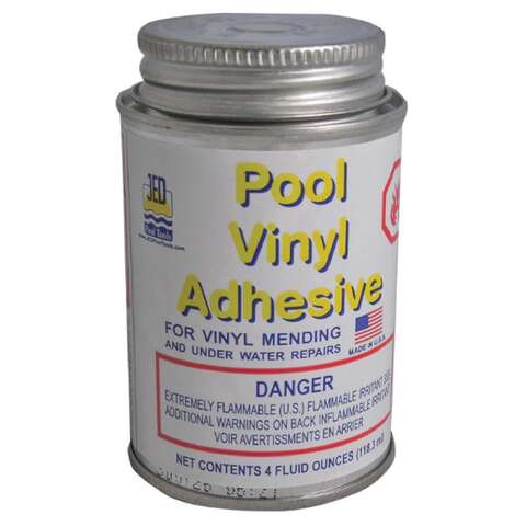 JED Pool Tools Maximum Strength PVC Clear Adhesive 4 oz