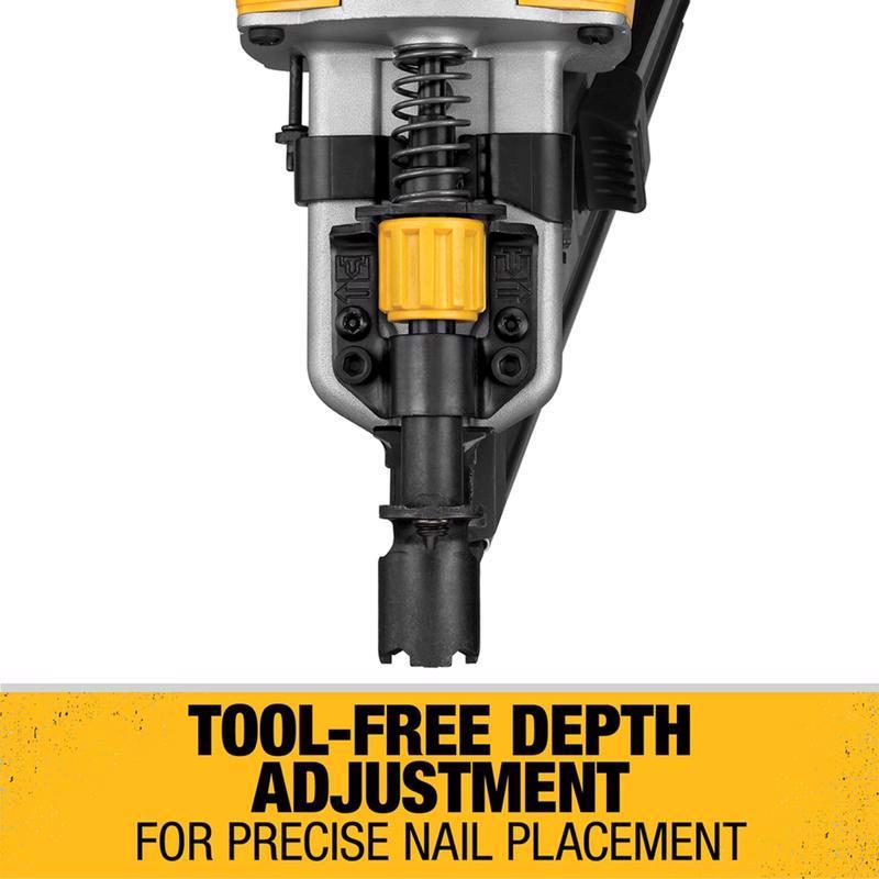DEWALT DCN692M1 Nailer Kit, Battery Included, 20 V, 4 Ah, 55 Magazine, 30 deg Collation, Strip Collation, Nail Fastener