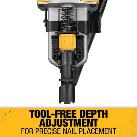 DEWALT DCN692M1 Nailer Kit, Battery Included, 20 V, 4 Ah, 55 Magazine, 30 deg Collation, Strip Collation, Nail Fastener