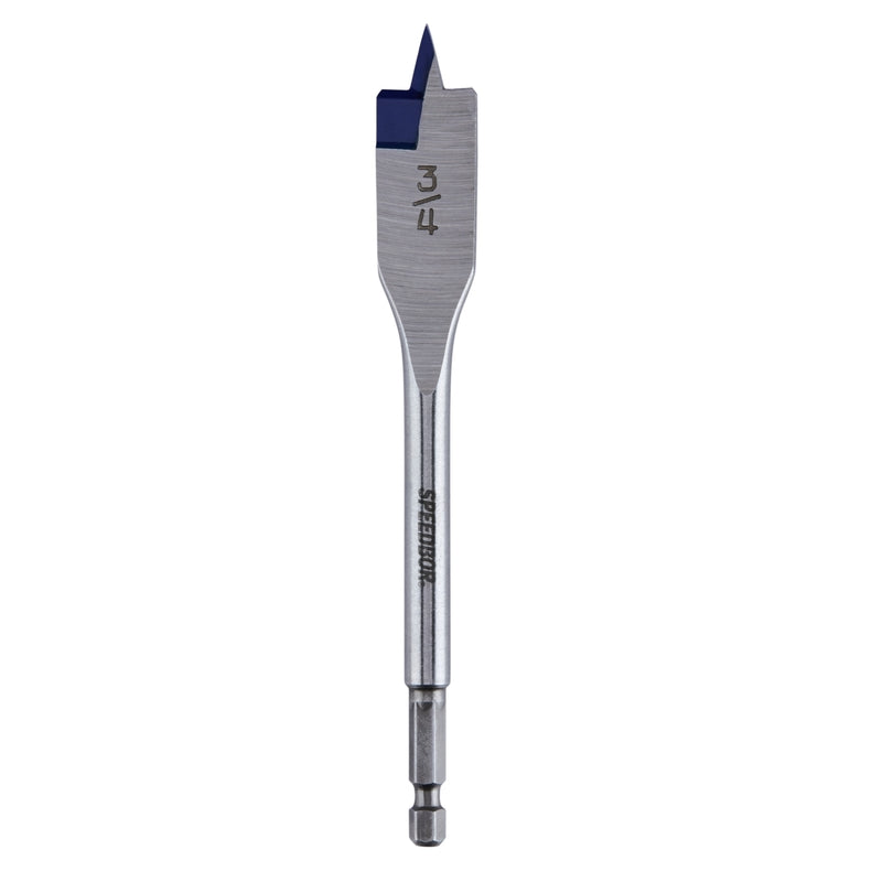Irwin Speedbor 3/4 in. X 6 in. L Carbon Steel Wood Boring Bit Hex Shank 1 pc