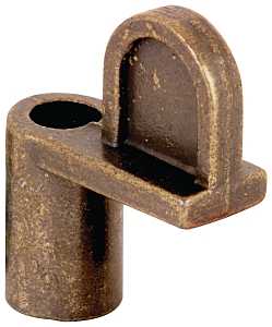 Make-2-Fit PL 7900 Window Screen Clip with Screw, 7/16 in D Dimensions, Alloy, Bronze