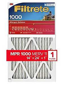 FILTER AIR ALRGN DFN 14X24X1IN, Pack of 4