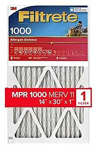 FILTER AIR ALRGN DFN 14X30X1IN, Pack of 4