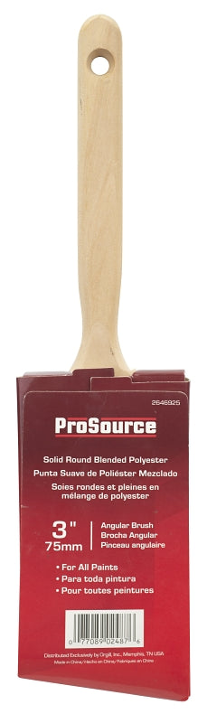 ProSource OR 21601 0300 Angular Sash Pain Wt Brush, 3in W, Angle sash, Polyester