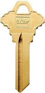 Hy-Ko 21200SC4BR Key Blank, Brass, For: Schlage Cabinet, House Locks and Padlocks, SC4 Key Number, Pack of 200