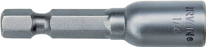 Irwin 3547121C Nutsetter, 7/16 in Dia, 1/4 in Drive, Lobular Drive, 1-7/8 in L, 1/4 in L Shank, 1/PK