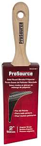 ProSource OR 21681 0200 Angular Sash Pain Wt Brush, Round Handle, 2 in W, Polyester