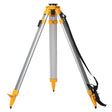 DEWALT DW0737 Construction Tripod, 38 in Min H, 60 in Max H, 5/8 x 11 in Mounting, Aluminum