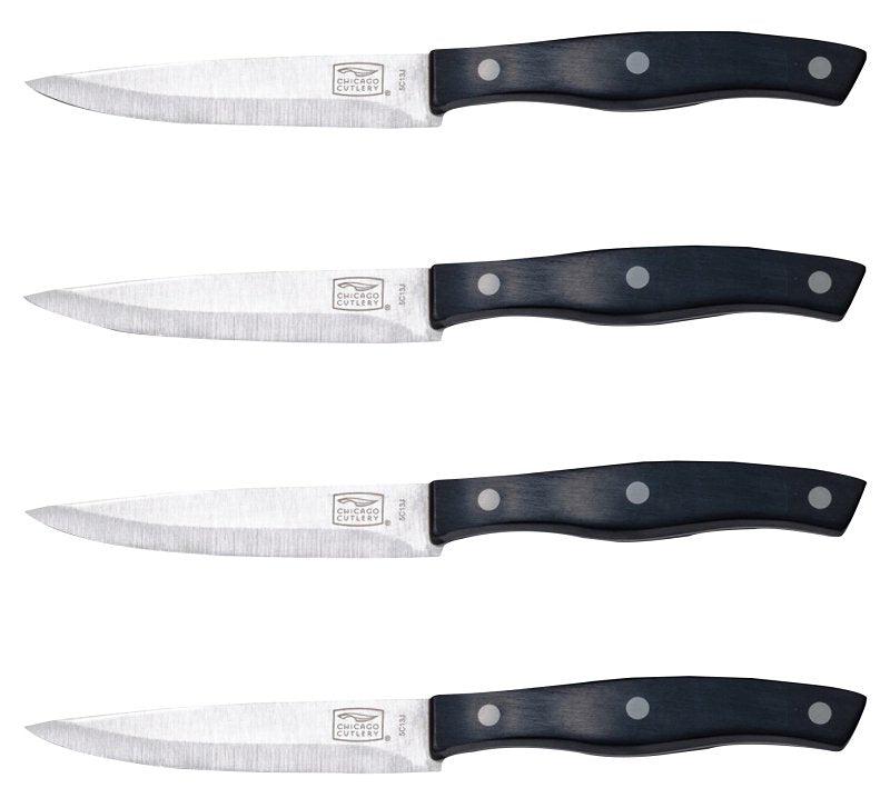 Chicago Cutlery Ellsworth 1137218 Steak Knife Set, 4 -Piece, Stainless Steel, Pack of 12