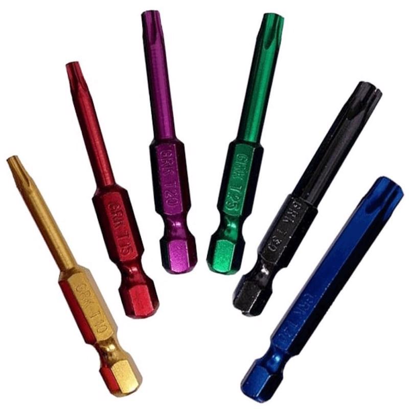 GRK Fasteners Star T20 X 2 in. L Power Bit Steel 2 pc