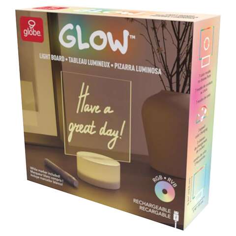 Globe Electric Glow Color Changing Light Board Plastic 1 pk, Pack of 6