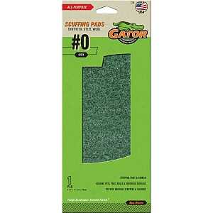 Gator 7318 Cleaning and Stripping Pad, 11 in L, 4-1/2 in W